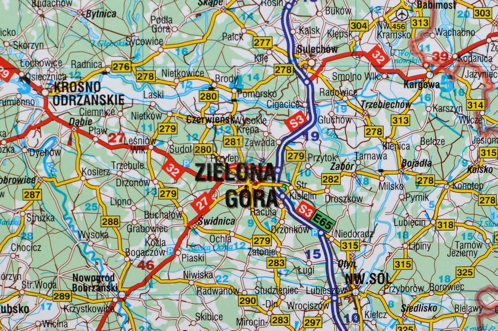POLSKA MAPA DO POWIESZENIA NA ŚCIANĘ