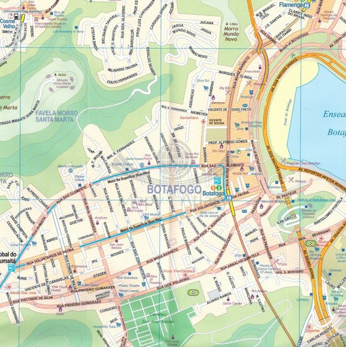 Obi Rio Mapa RIO DE JANEIRO I WSCHODNIE WYBRZEŻE BRAZYLII MAPA ITMB