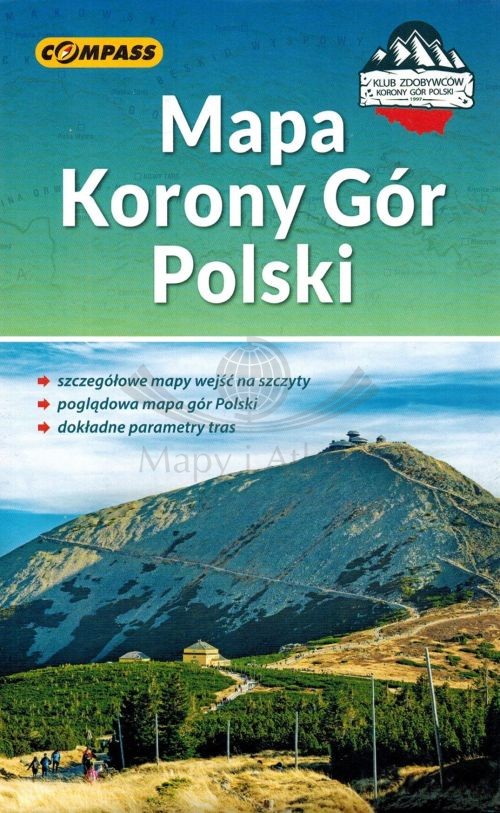 KORONA GÓR POLSKI KGP MAPA TURYSTYCZNA COMPASS