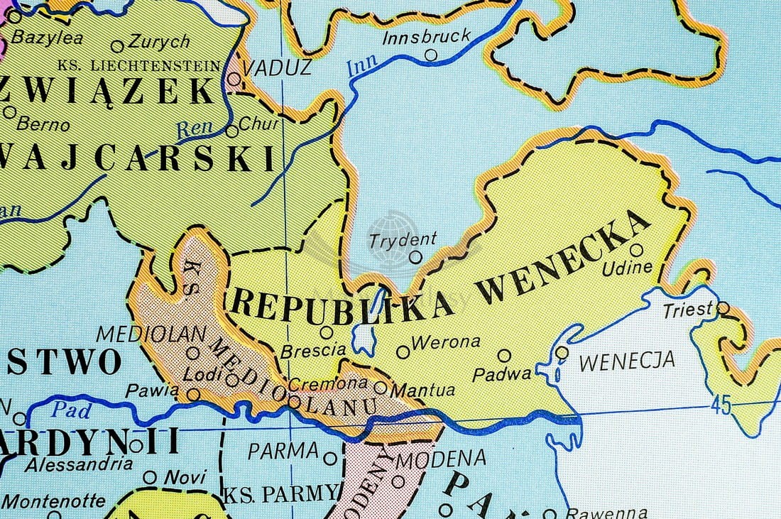 EUROPA W LATACH 1789 1814 MAPA CIENNA SZKOLNA