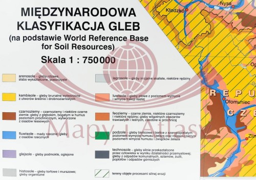 POLSKA MAPA ŚCIENNA SZKOLNA GLEBY NOWA ERA