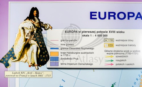 REWOLUCJA FRANCUSKA MAPA ŚCIENNA SZKOLNA