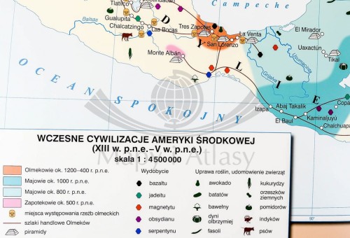 Pierwsze cywilizacje na świecie / Dalekiego Wschodu, Ameryki Środkowej