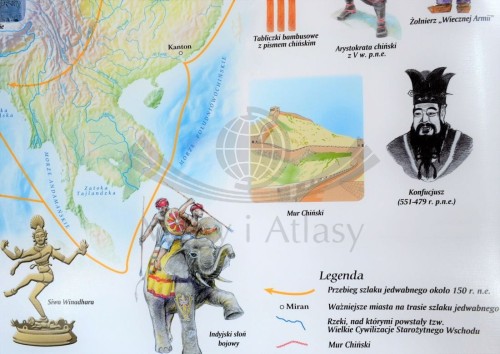STAROŻYTNY WSCHÓD KULTURA CYWILIZACJE MAPA SZKOLNA