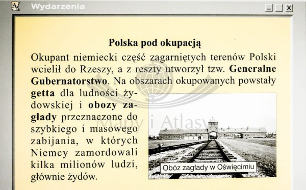 POLSKA I EUROPA PODCZAS II WOJNY MAPA ŚCIENNA