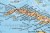 Ameryka Północna 1:8 950 000. Mapa ścienna polityczna. Wydawnictwo: National Geographic. Fragment 6