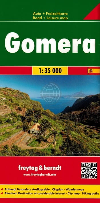 Gomera 1:35 000. Mapa samochodowo-turystyczna wydawnictwa Freytag & Berndt. Okładka