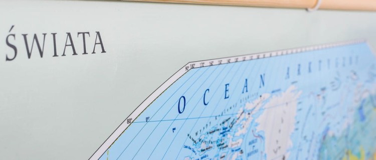 Świat 1:26 000 000. Mapa ścienna krajobrazowa wydawnictwa Meridian. Fragment 11