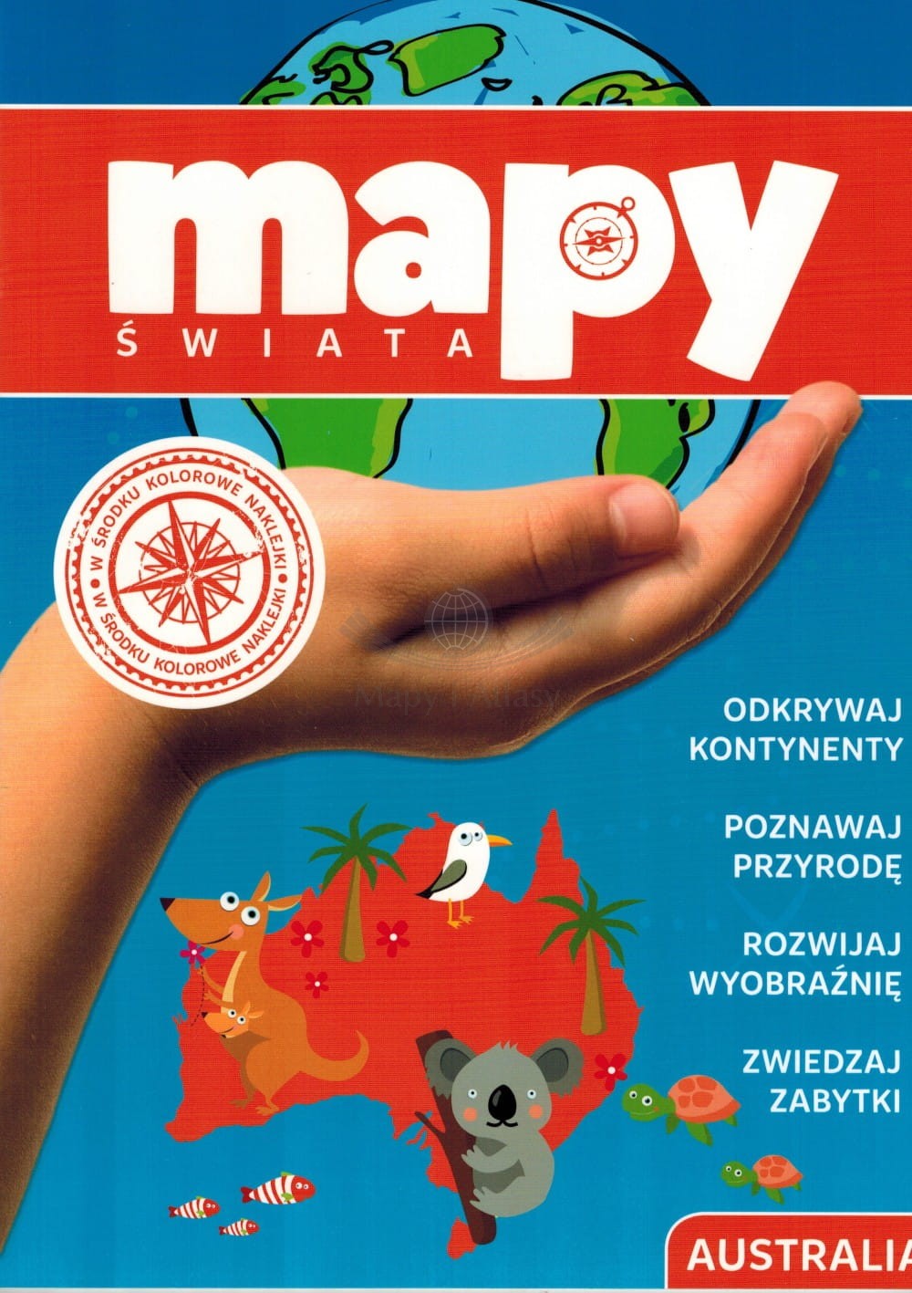 Australia. Mapy świata