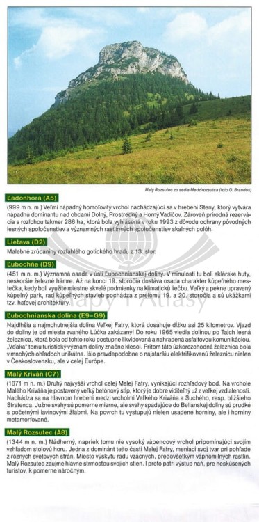 Mała Fatra. Mapa turystyczna 1085 wydawnictwa Shocart. Informator