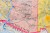 USA 1:5 500 000. Mapa kodowa w ramie drewnianej. Wydawnictwo: Stiefel. Fragment 4
