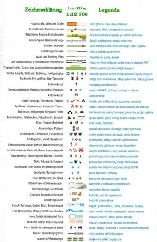 Jelenia Góra, Piechowice. Mapa/ Plan miasta. Wyd. 2023. Wydawnictwa Galileos. Spis treści