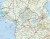 Litwa, Łotwa i Estonia 1:500 000. Mapa ścienna drogowa. Wersja STRONG. Fragment 2