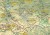 Polskie Karpaty 1:260 000. Mapa w ramie drewnianej. Fragment 1