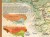 Polskie Karpaty 1:260 000. Mapa w ramie drewnianej. Fragment 2