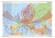 Europa 1:4 000 000. Mapa ścienna polityczna wydawnictwa Meridian. Całość