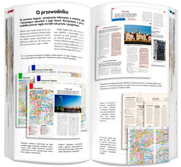 Londyn 3 w 1. Przewodnik, atlas, mapa wydawnictwa ExpressMap. O przewodniku