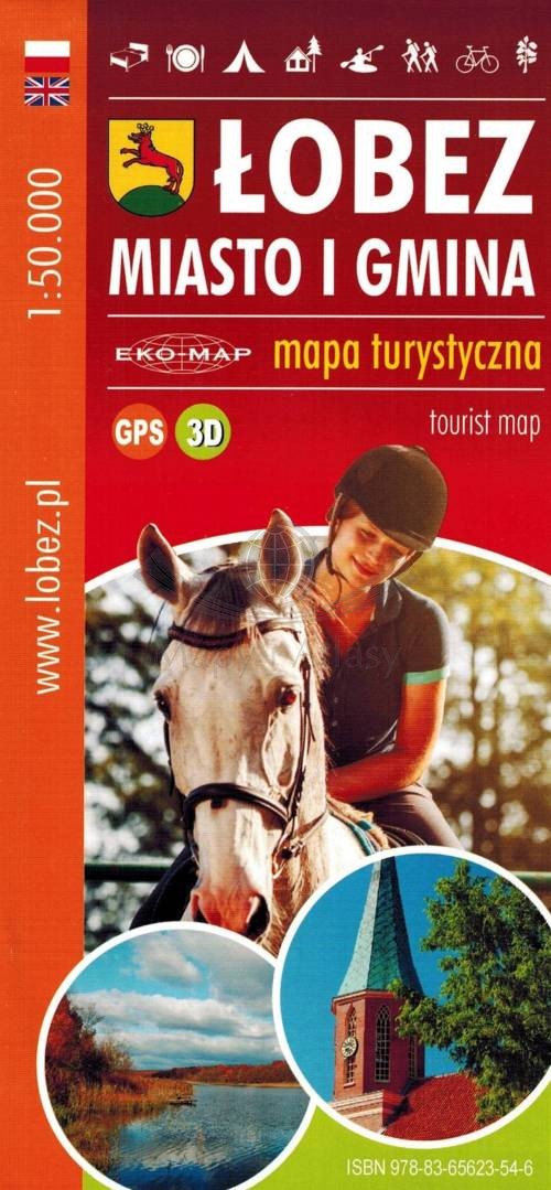 Łobez 1:15 000 / 1:50 000. Mapa turystyczna / Plan miasta. EKO-MAP
