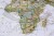 Znaczniki / Magnesy jednokolorowe do oznaczania map. Kolor niebieski. 25 sztuk. Przykład zastosowania 3