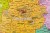 Polska mapa administracyjna. Podkładka na biurko. Fragment 1