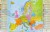 Europa mapa polityczna. Podkładka na biurko