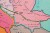 Rzeczpospolita Polska w okresie rozbiorów. Szkolna mapa ścienna. Fragment 3