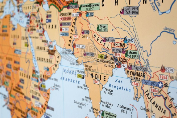 Świat w latach 1945-2008 - konflikty i wojny. Bloki polityczno-wojskowe na świecie (24).JPG