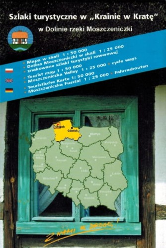 Szlaki turystyczne w "Krainie w Kratę" w Dolinie rzeki Moszczeniczki / Słupsk i okolice. Mapa turystyczna. Okładka tył