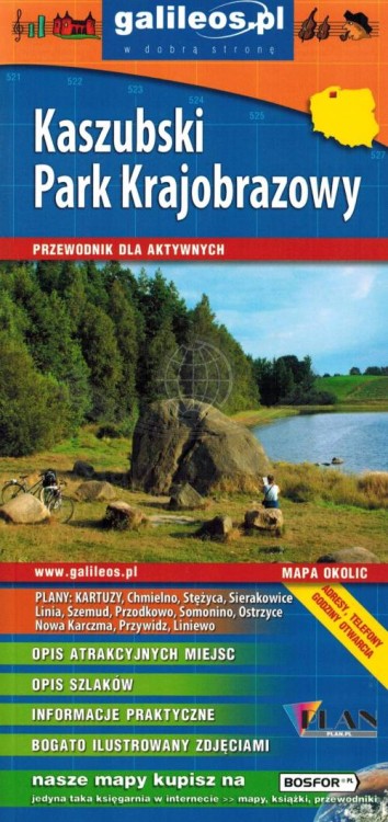 Kaszubski Park Krajobrazowy / Kaszuby. Przewodnik wydawnictwa Galileos. Okładka