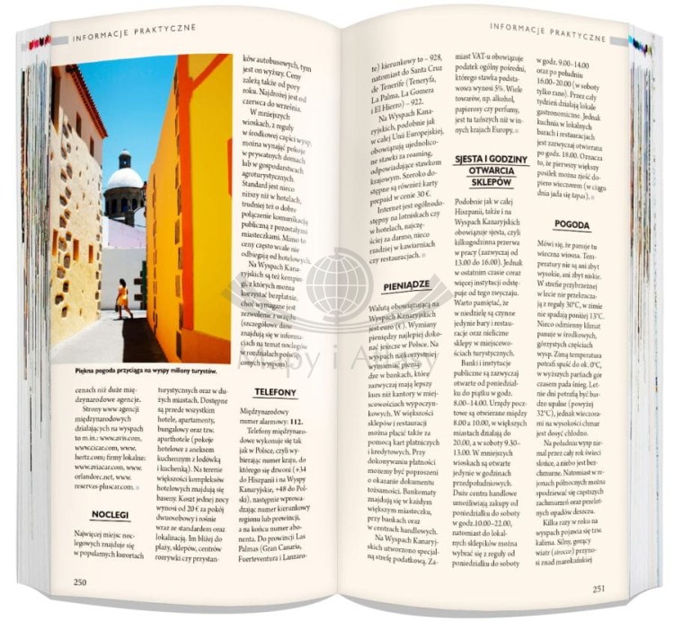Wyspy Kanaryjskie 3 w 1. Teneryfa, La Gomera, El Hierro, La Palma, Gran Canaria, Fuerteventura, Lanzarote. Przewodnik, atlas i laminowana mapa wydawnictwa ExpressMap. Przykładowe strony 4