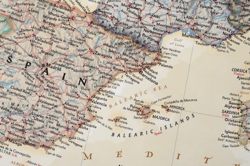 Europa 1:8 425 000. Mapa ścienna ekskluzywna wydawnictwa National Geographic. Fragment 1