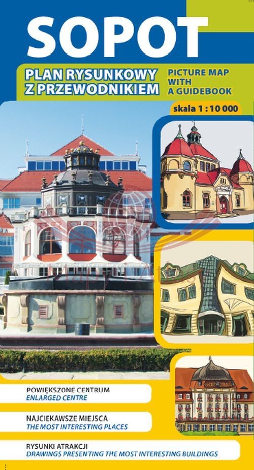 Sopot 1:10 000. Mapa / Plan miasta. Galileos