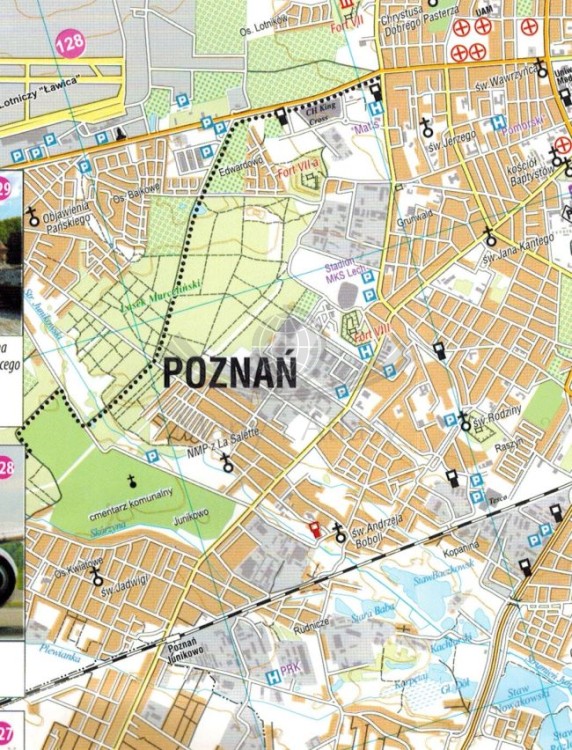 Wrocław - Poznań. Rowerowy bursztynowy szlak R9. Wodoodporna mapa turystyczna wydawnictwa Galileos. Fragment 1