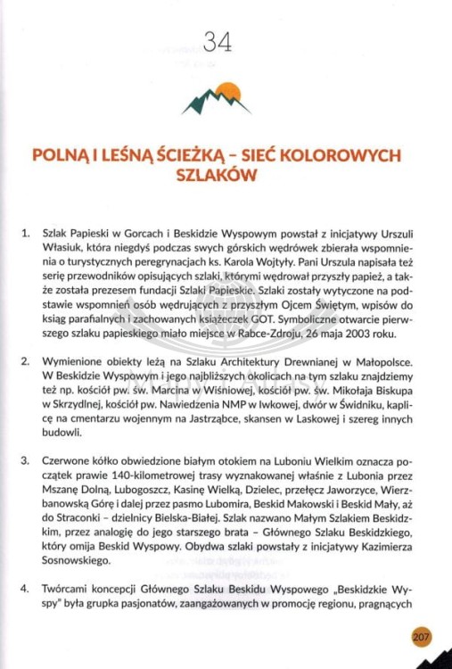 Beskid Wyspowy. 555 zagadek o Beskidzie Wyspowym wydawnictwa Bezdroża. Przykładowa strona 5