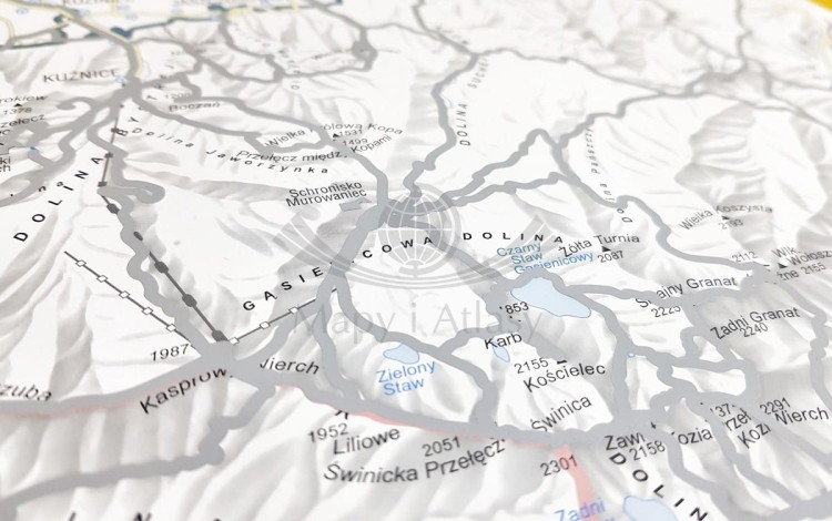 Tatry Polskie. Mapa zdrapka. NaGrani