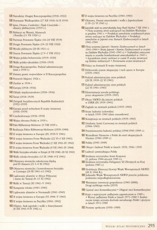 Wielki atlas historyczny wydawnictwa Demart. Spis treści 3