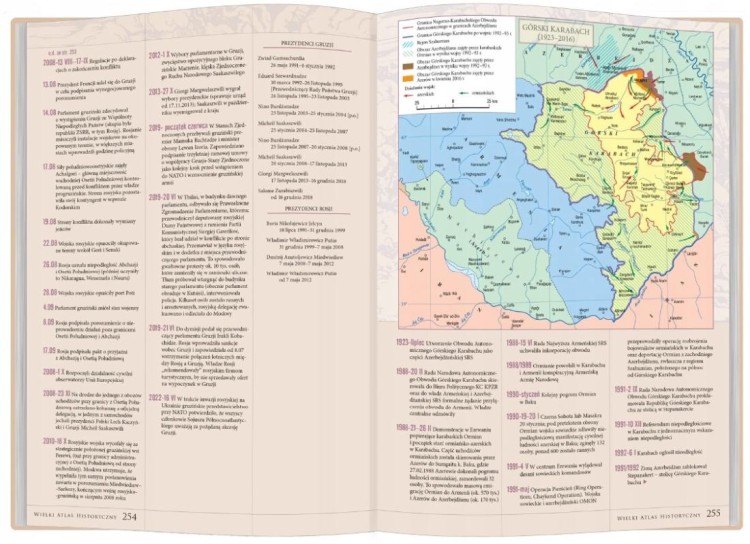 Wielki atlas historyczny wydawnictwa Demart. Przykładowe strony 5
