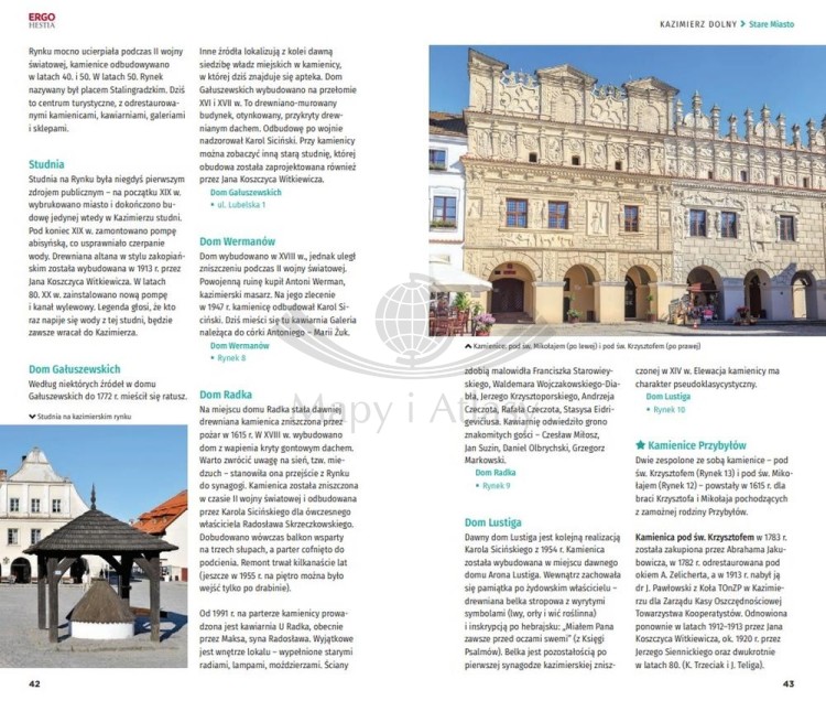 Kazimierz Dolny, Lublin i okolice. Przewodnik travelbook wydawnictwa Bezdroża. Przykładowe strony 3