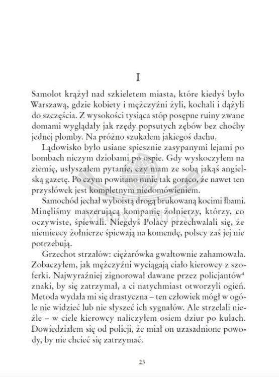 Rowerem przez Polskę w ruinie autorstwa Bernarda Newman. Przykładowa strona 1