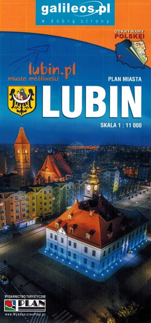 Lubin / Powiat lubiński. Mapa / Plan miasta. Galileos