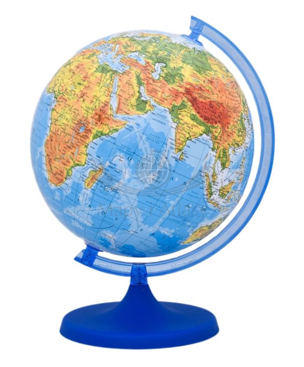 Globus fizyczny 22 cm