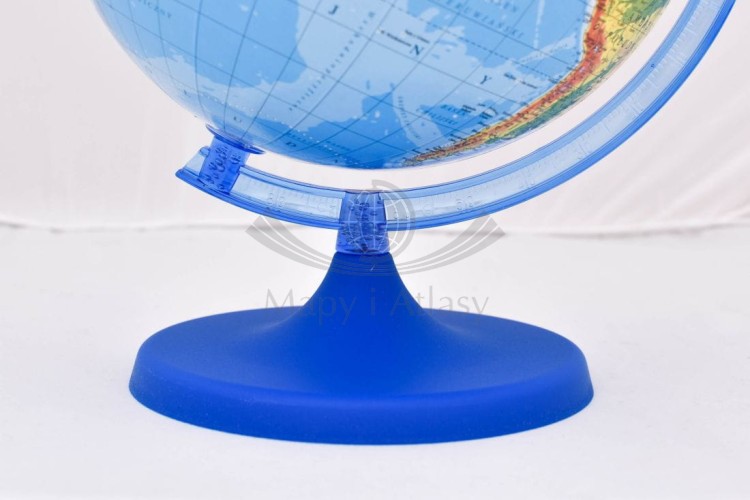 Globus fizyczny 22 cm. Podstawa