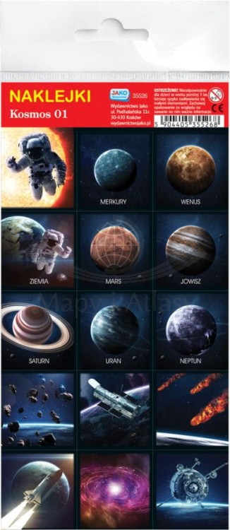 Kosmos. Naklejki. Jako