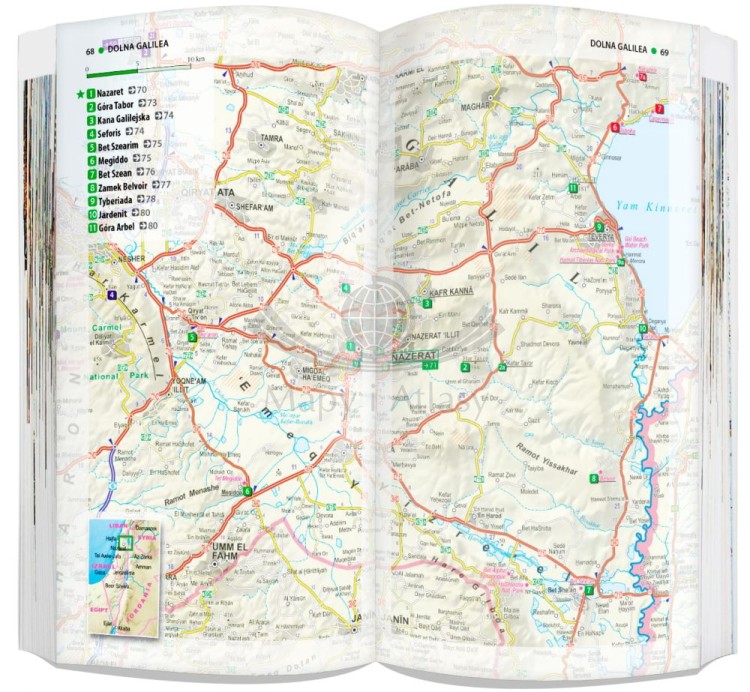 Izrael. Przewodnik light + laminowana mapa wydawnictwa ExpressMap. Przykładowe strony 3