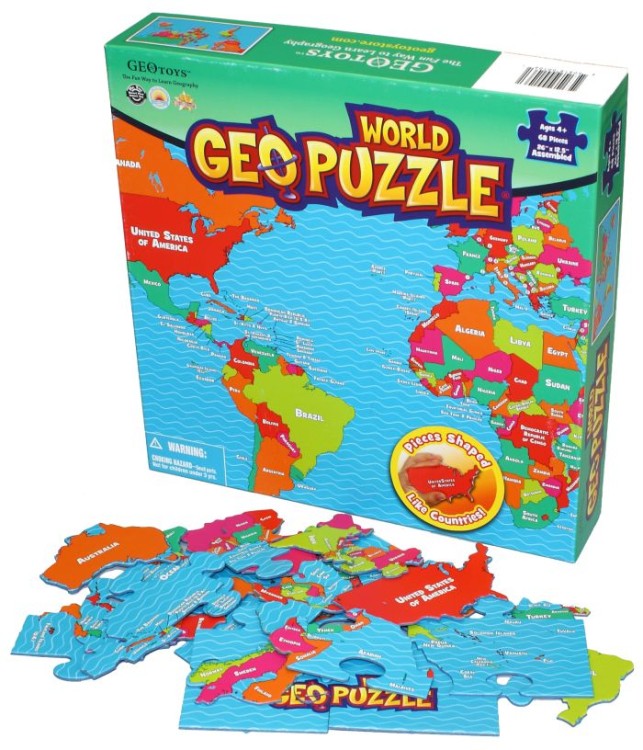 Świat. GeoPuzzle. Geotoys