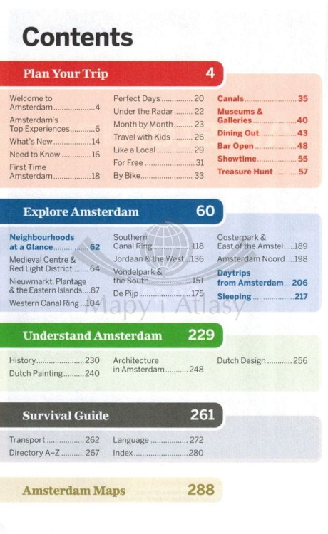 Amsterdam. Przewodnik wydawnictwa Lonely Planet. Spis treści