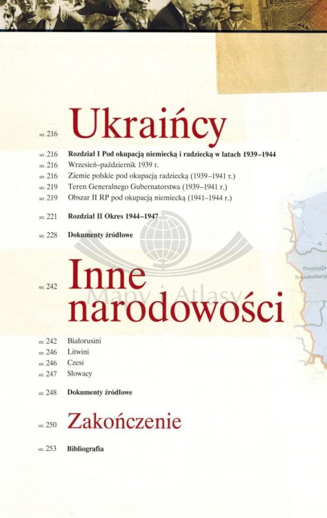 Wysiedlenia, wypędzenia i ucieczki 1939-1959. Atlas ziem Polski wydawnictwa Demart. Spis treści 5
