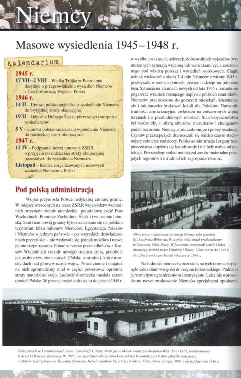 Wysiedlenia, wypędzenia i ucieczki 1939-1959. Atlas ziem Polski wydawnictwa Demart. Przykładowa strona 4