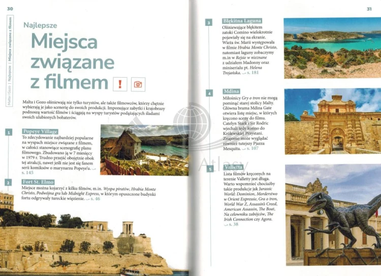 Malta i Gozo. Inspirator Podróżniczy. Przewodnik wydawnictwa Pascal. Przykładowe strony 1