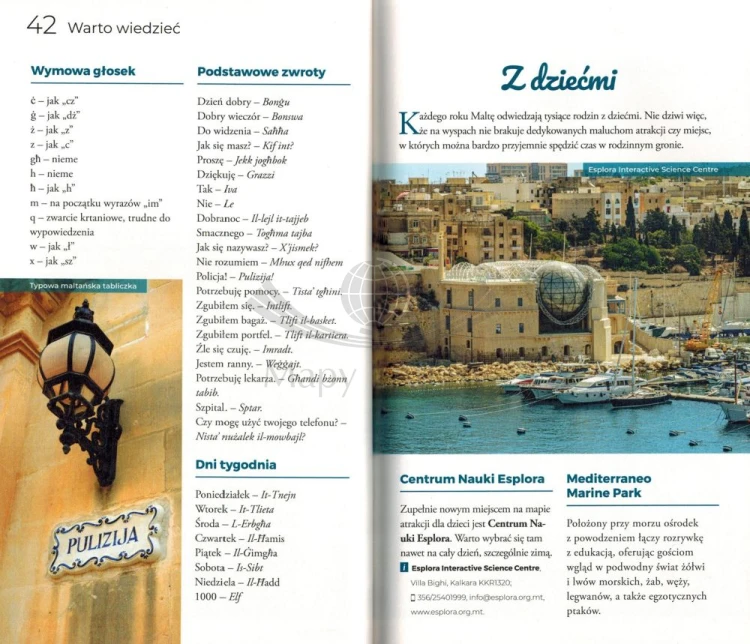 Malta i Gozo. Przewodnik Lajt wydawnictwa Pascal. Przykładowe strony 1